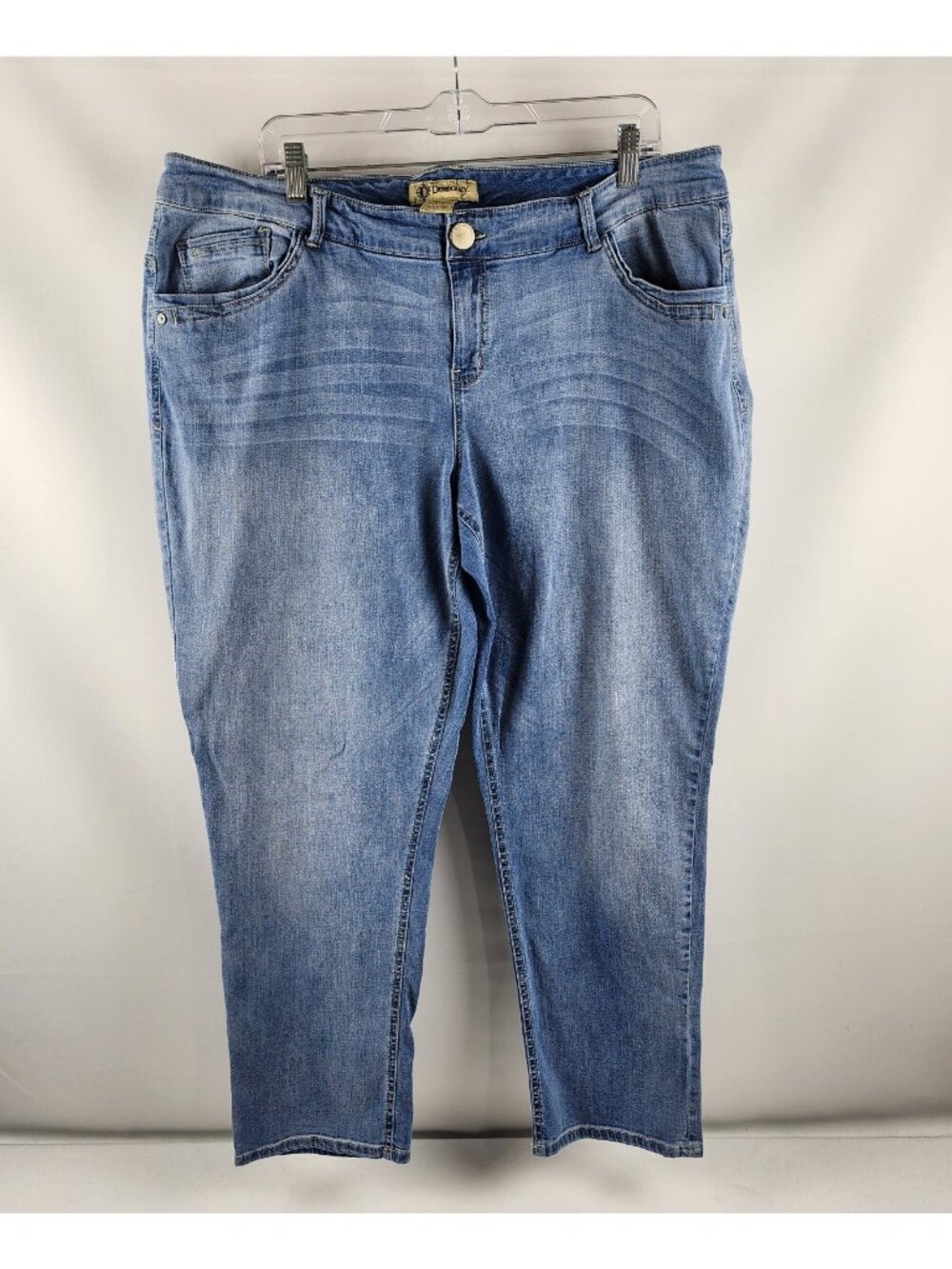 Democracy Jeans Womens 20 Blue Girlfriend Denim (40x28)